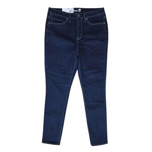 NWT Seven7 High Rise Skinny Jeans 10 Ankle Dark Wash Stretch Denim